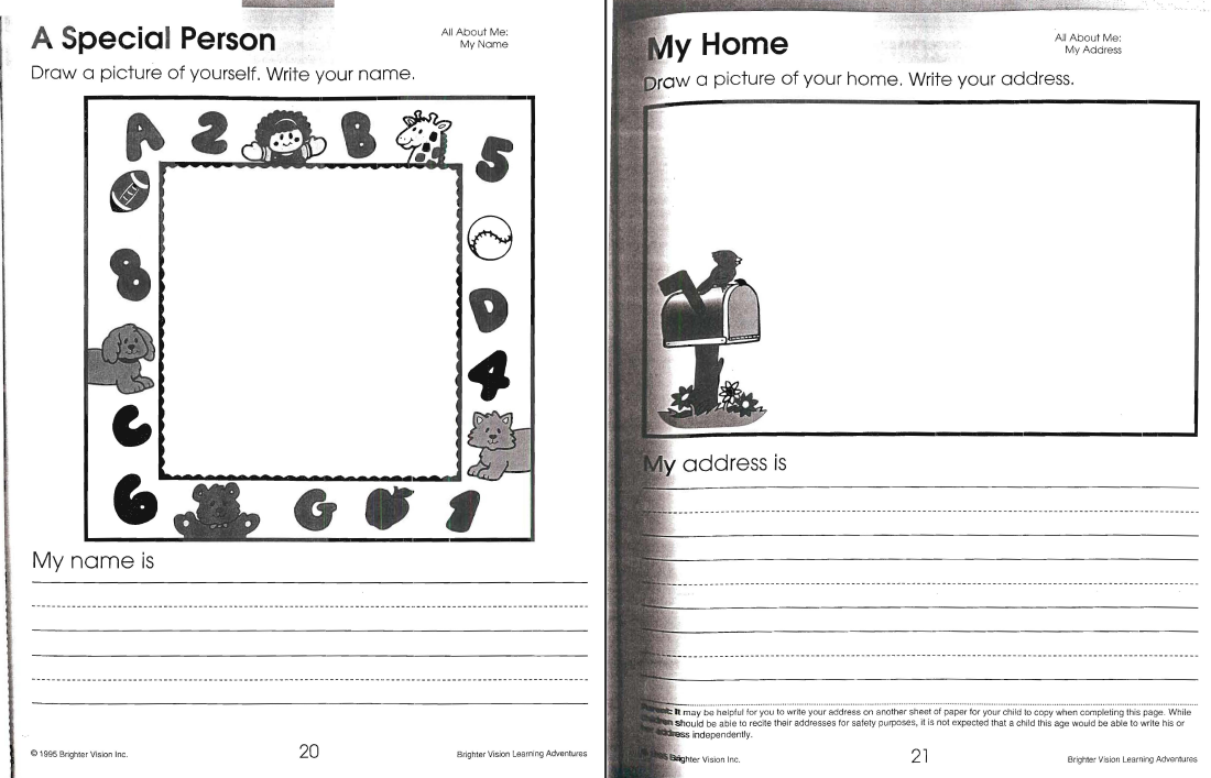 All About Me Worksheets additional screen shot