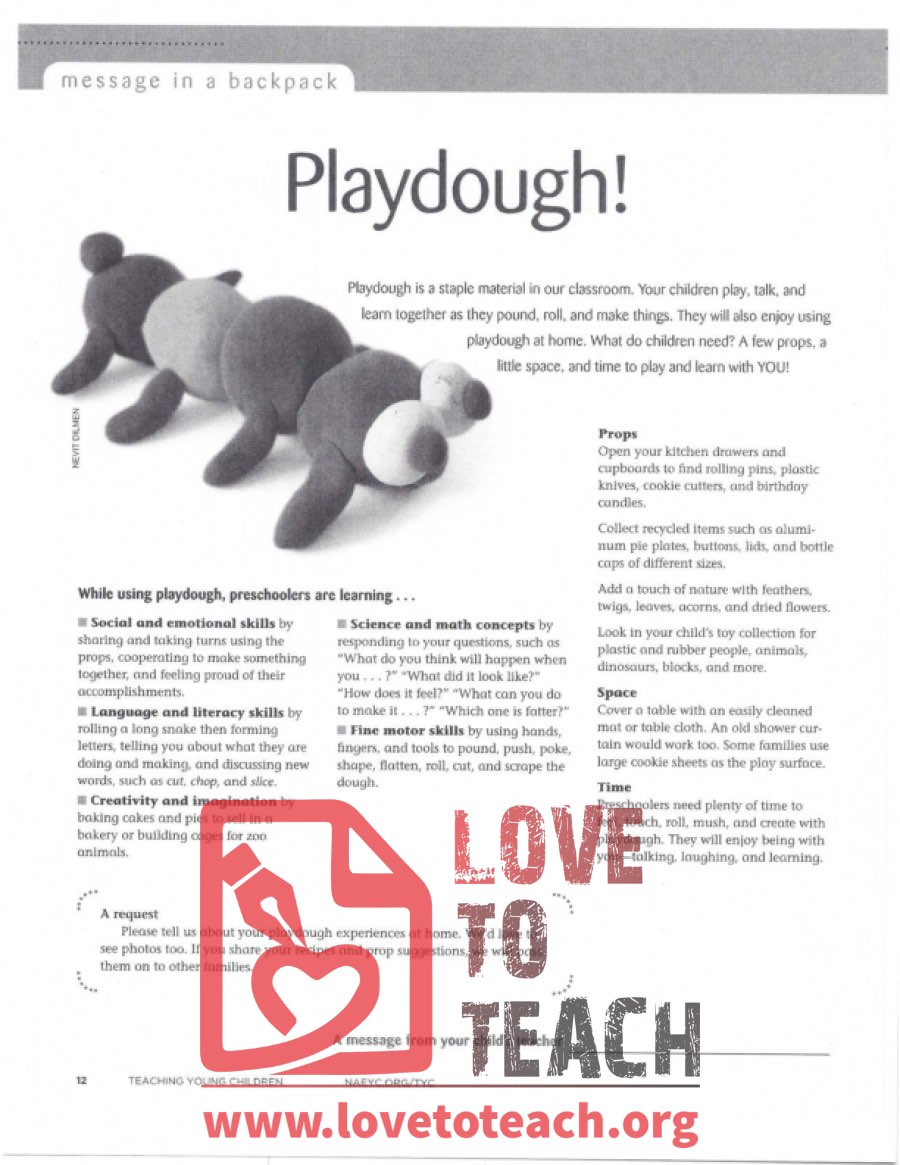 Importance of Playdough