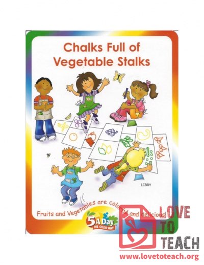5 A Day - Chalks Full of Vegetable Stalks
