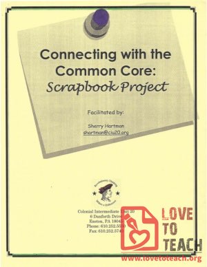 Connecting with the Common Core - Scrapbook Project
