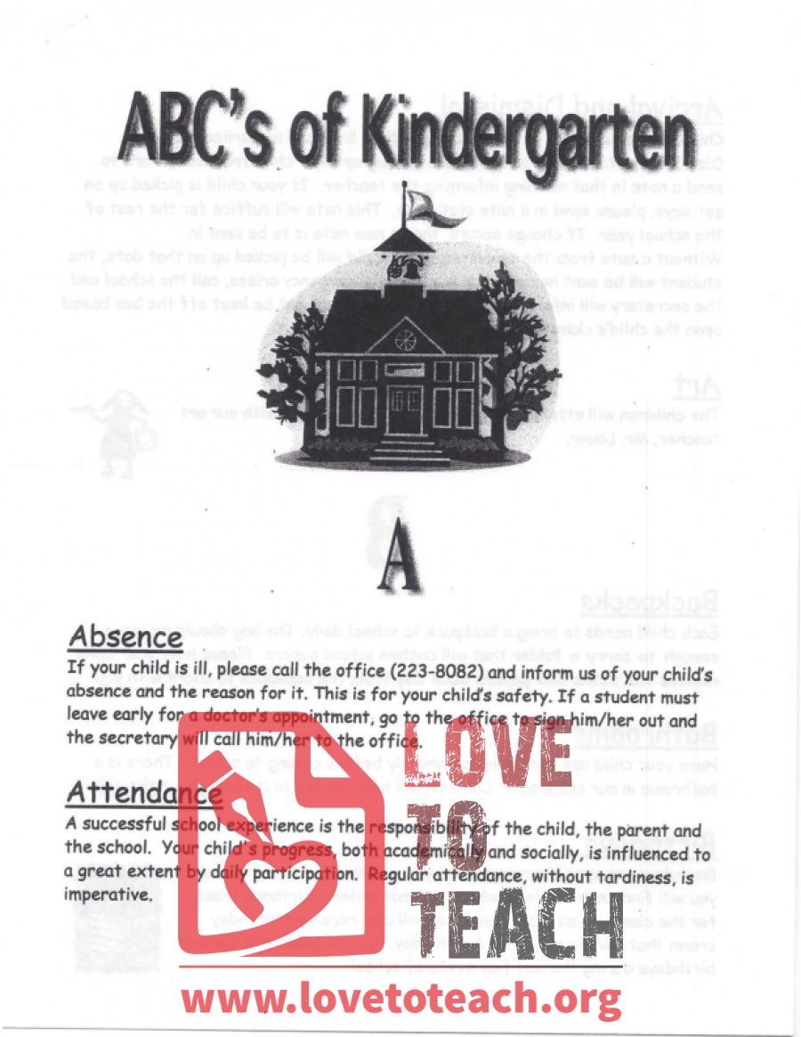 ABCs of Kindergarten