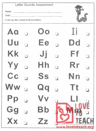 Letter Sounds Assessment