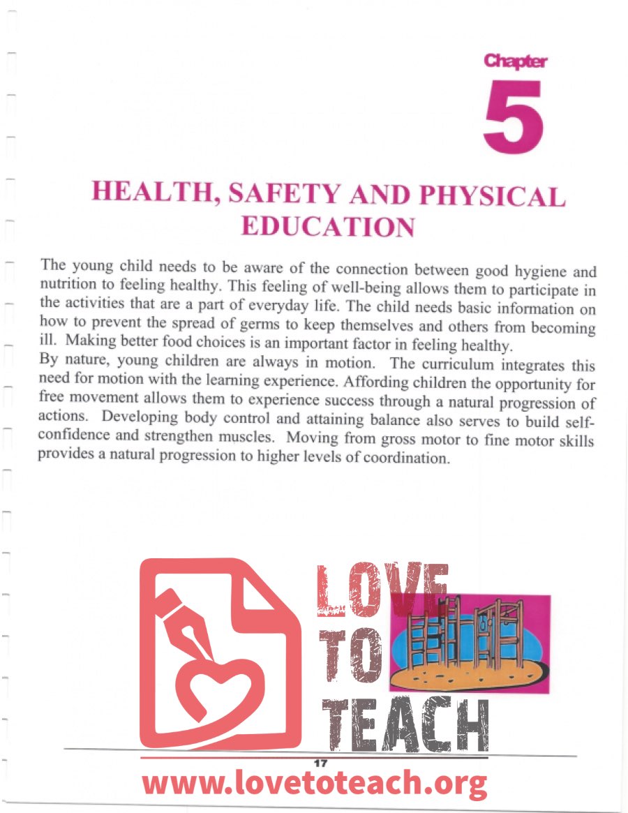 Preschool Curriculum - Health Safety and Phys. Ed.