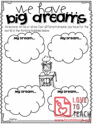 Big Dreams Activity