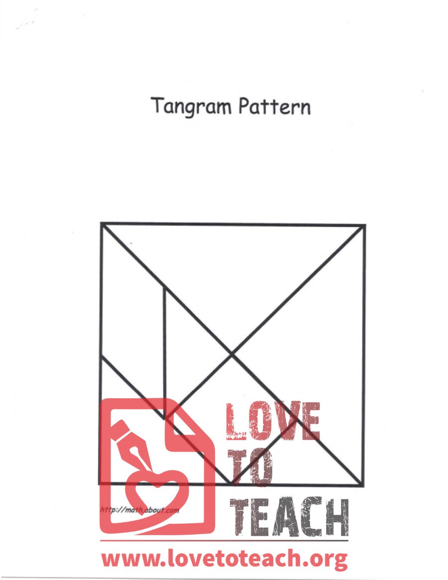 Tangram Square Pattern