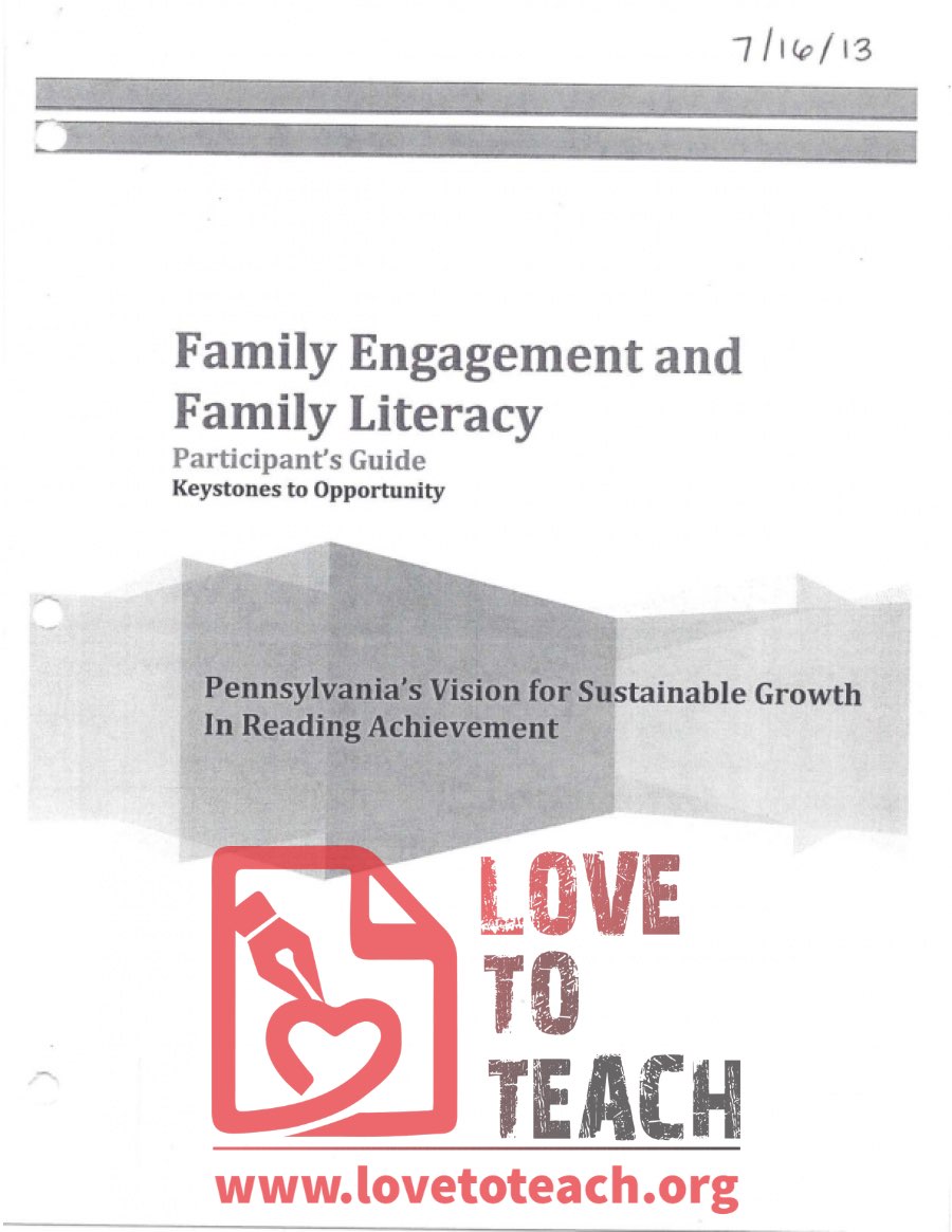 Family Engagement and Family Literacy