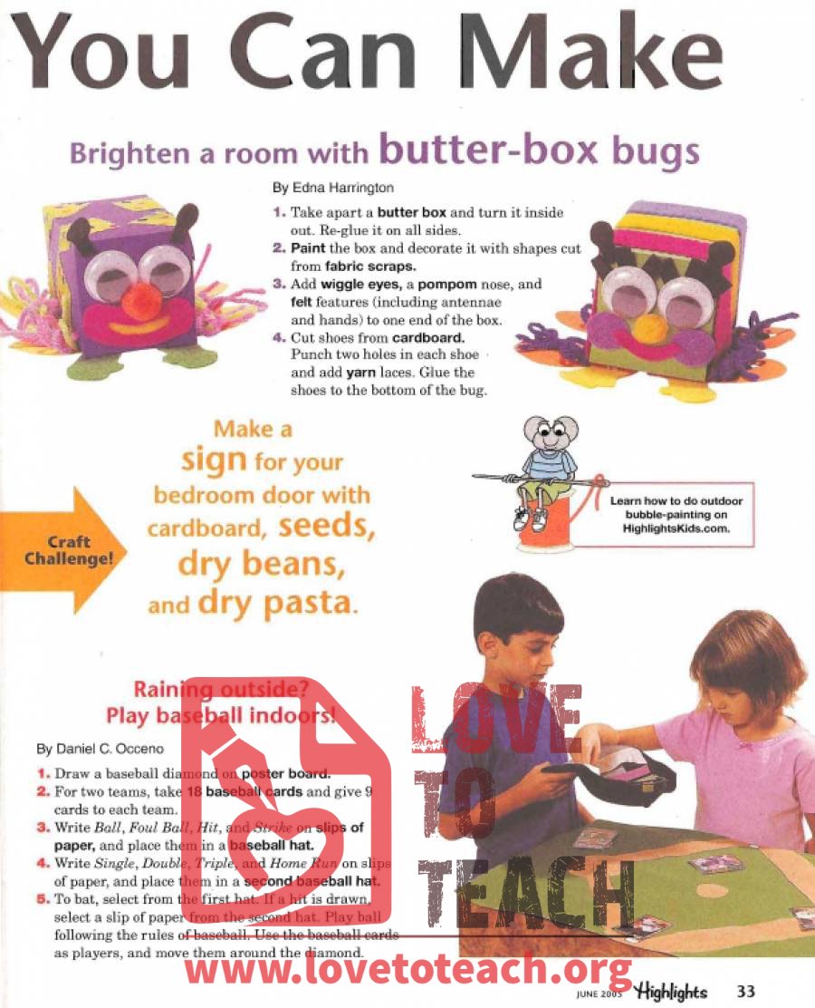 Butter Box Bugs