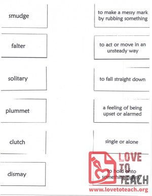 Matching Vocabulary