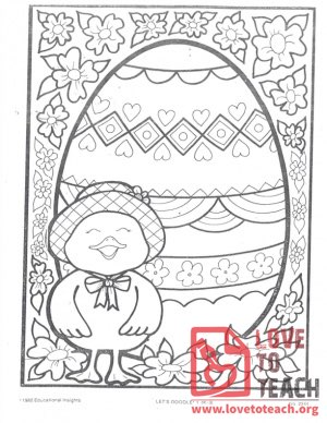 Easter Coloring Page