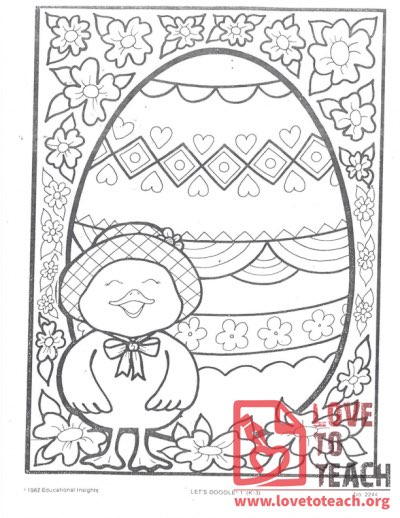 Easter Coloring Page