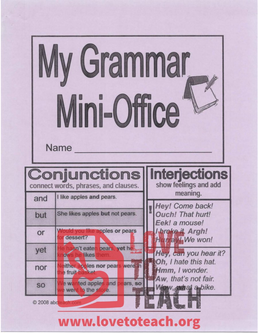 My Grammar Mini-Office