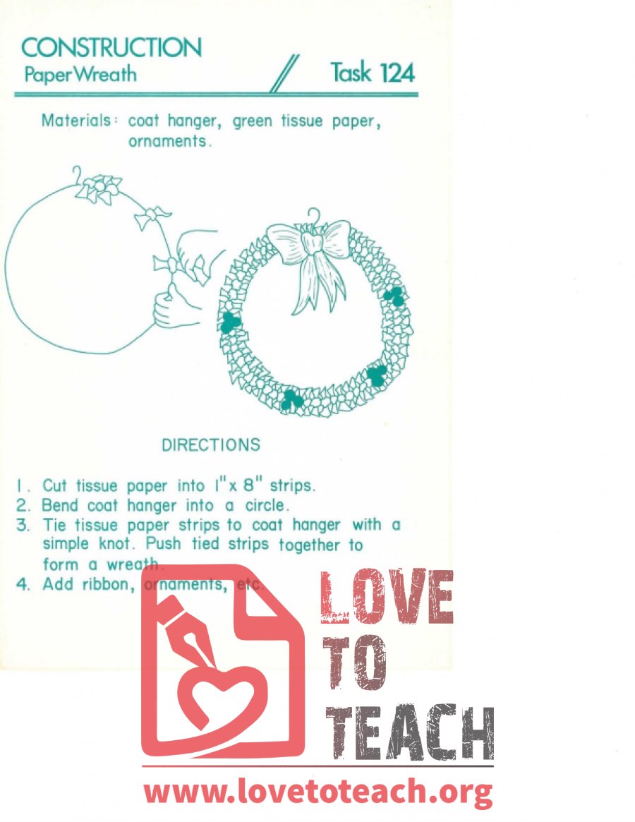 paper wreath