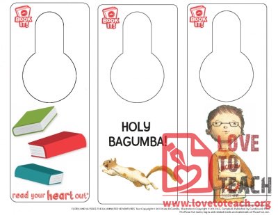 Flora and Ulysses Door Hangers