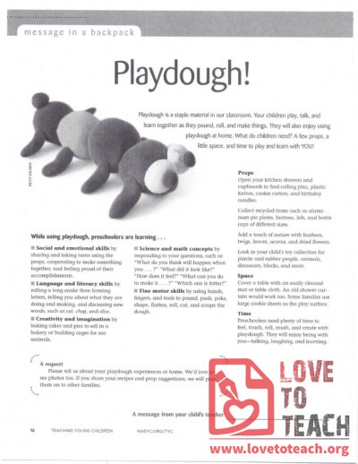 Importance of Playdough