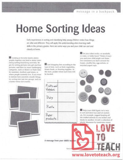 Home Sorting Ideas