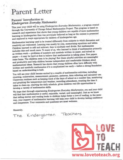 Introduction to Kindergarten Everyday Math