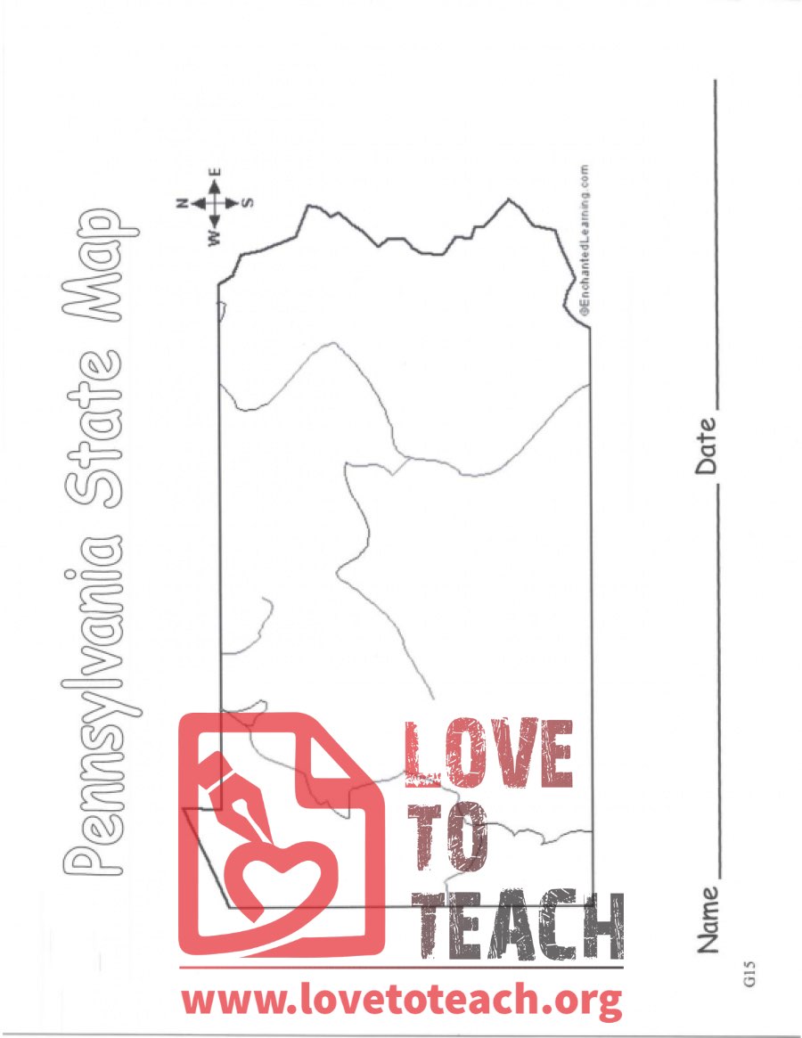 Pennsylvania State Map