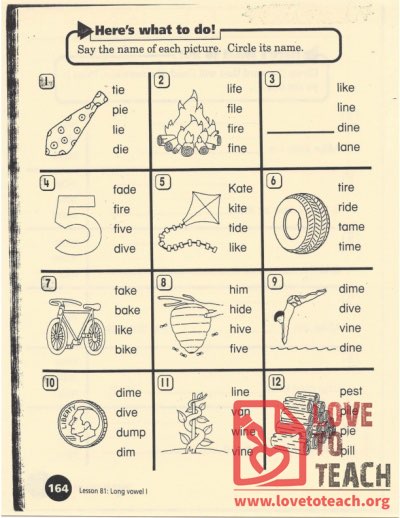 Long vowel I - Multiple Choice