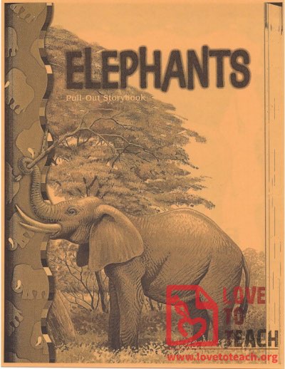 Elephants - Pull-Out Storybook