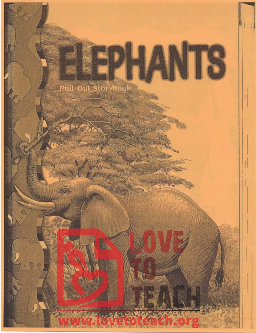 Elephants - Pull-Out Storybook