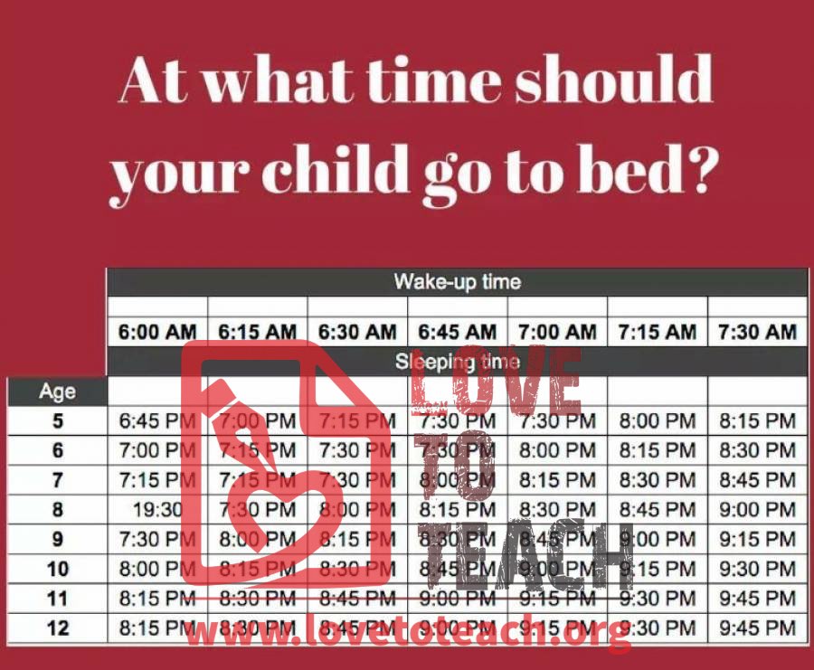 Bedtime Chart