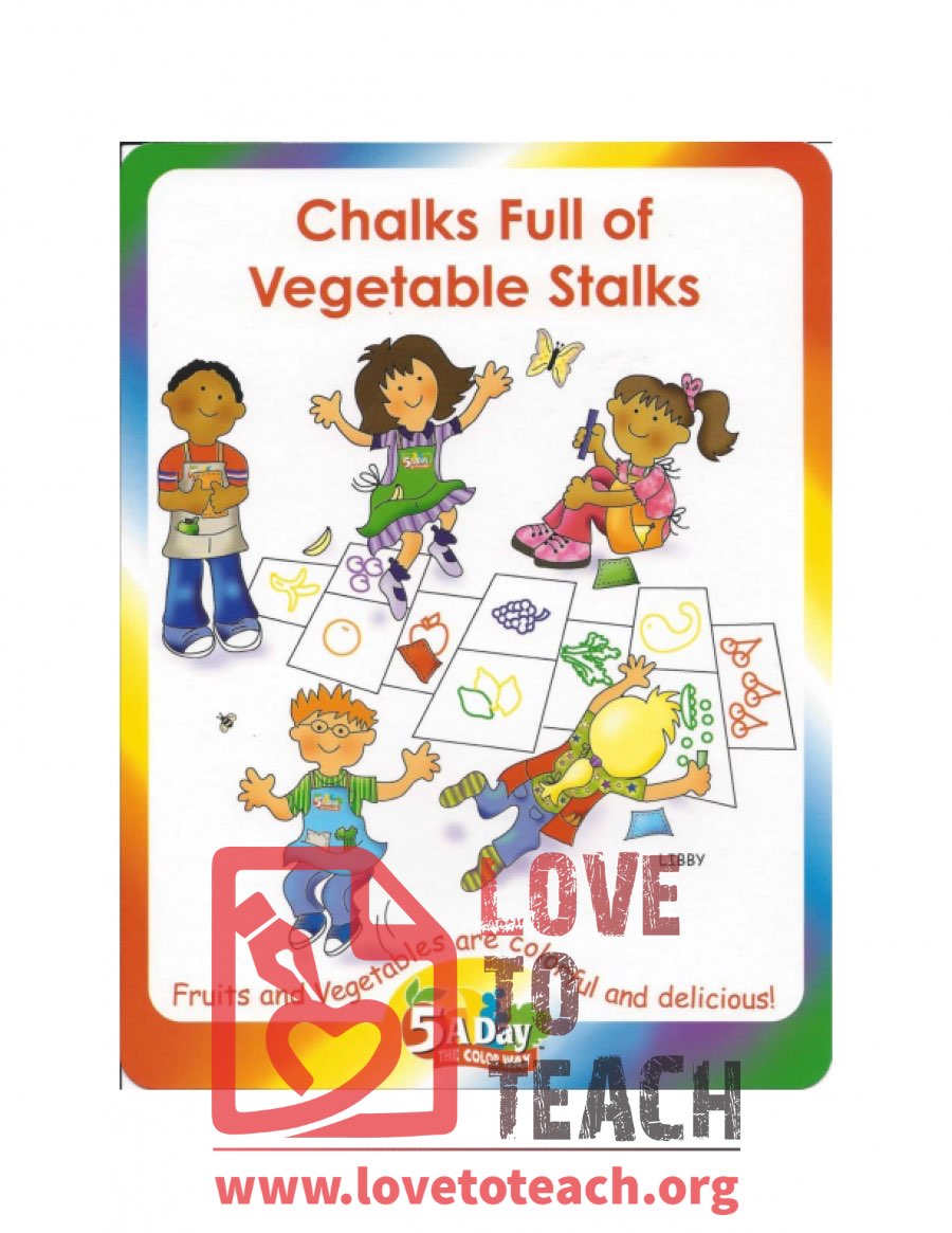 5 A Day - Chalks Full of Vegetable Stalks