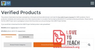 Non-GMO Project: Verified Products