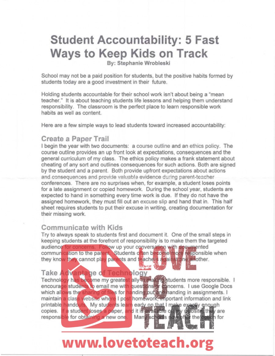5 Fast Ways to Keep Kids on Track