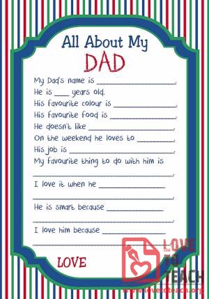 All About Dad Gift
