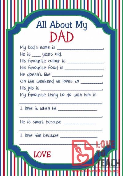 All About Dad Gift