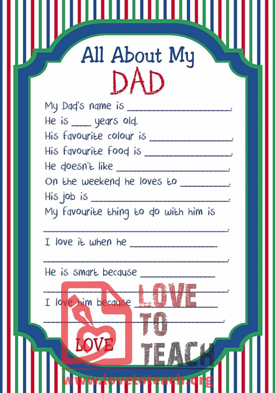 All About Dad Gift