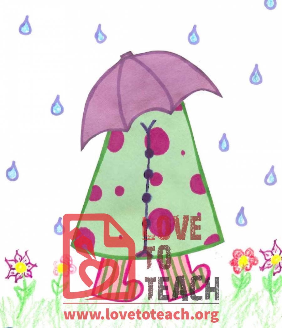 April Showers Craft Template