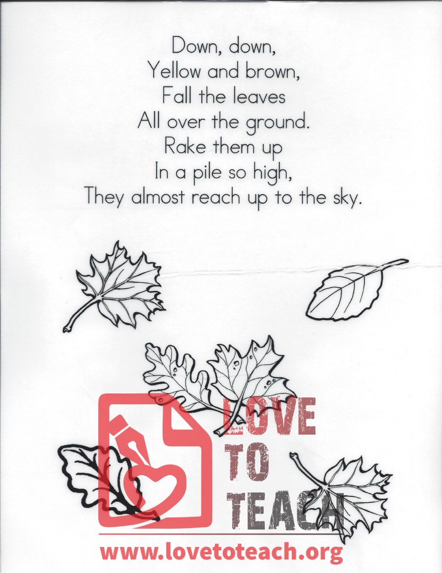 Leaves Poem