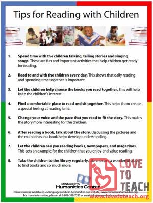 Tips for Reading with Children
