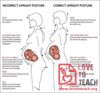Pregnancy Posture Practice