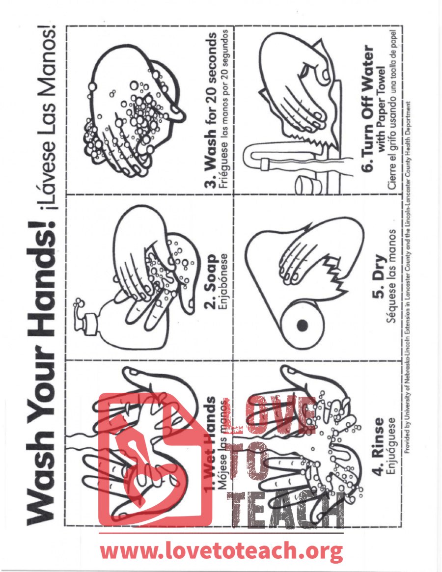 Wash Your Hands! - English and Spanish