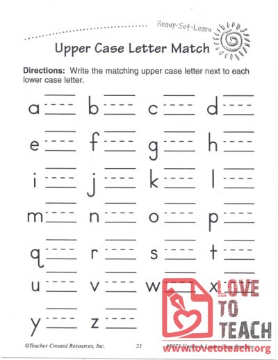 Uppercase Letter Match