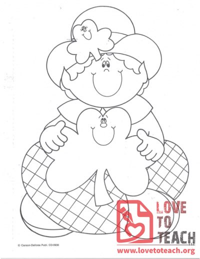 Leprechaun Coloring Page