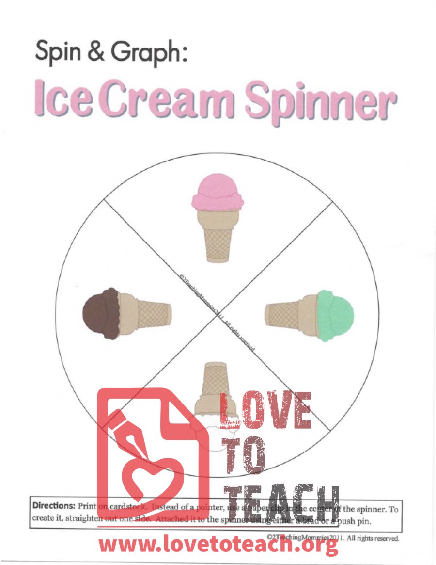 Spin &amp; Graph - Ice Cream Spinner