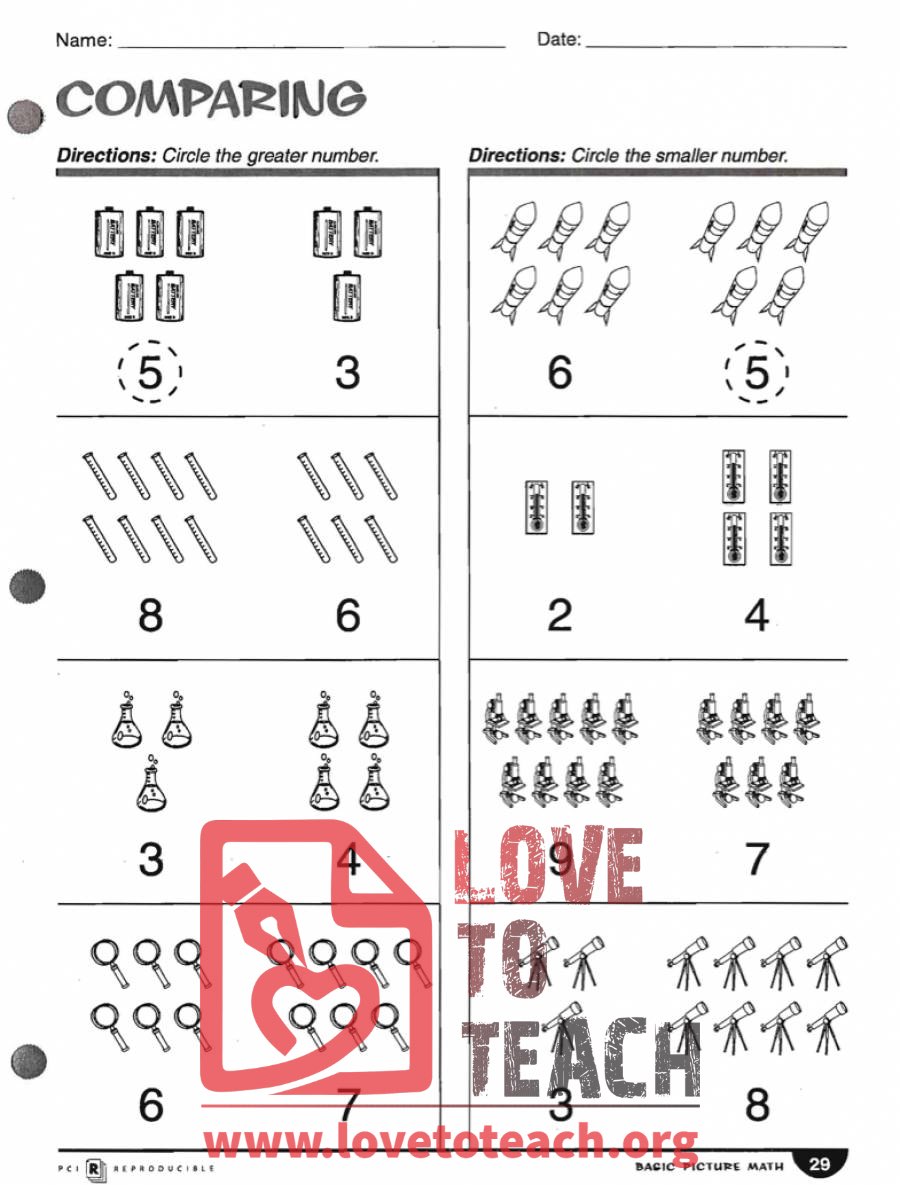 Picture Math - Comparing Bundle