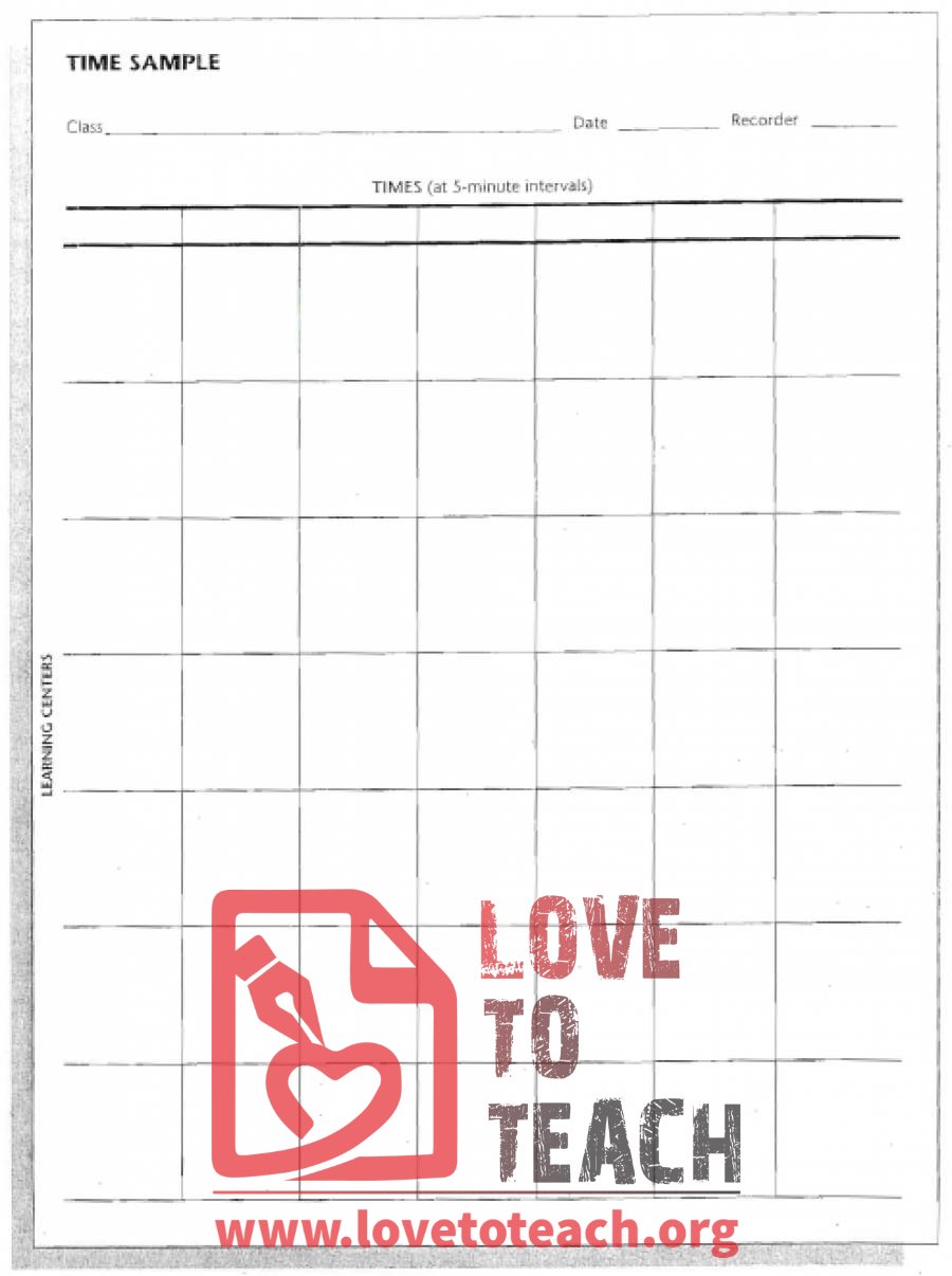 Time Sample Chart