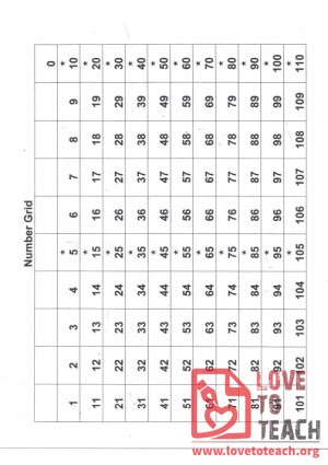 Number Grids with 5s and 10s