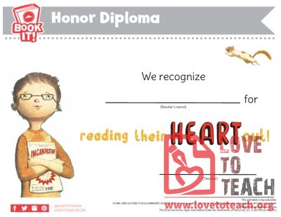 Flora and Ulysses Honor Diploma Editable