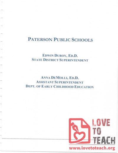 Paterson School Preschool Handbook