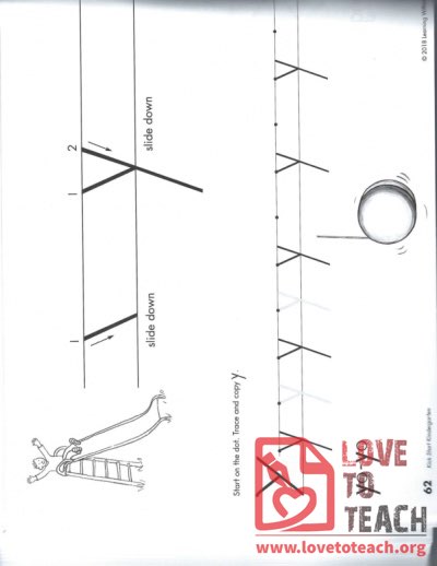tracing the letter y