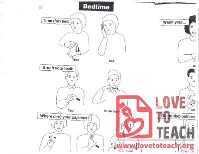 Sign Language - Bedtime