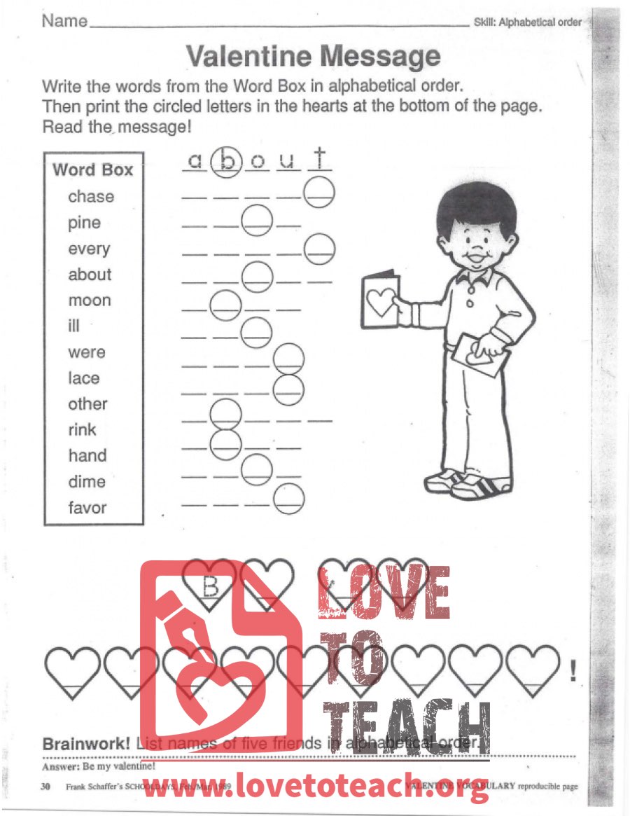Valentine Message