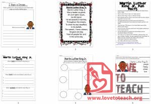 Martin Luther King Jr. Day Packet