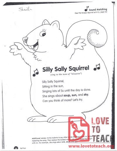 Silly Sally Squirrel