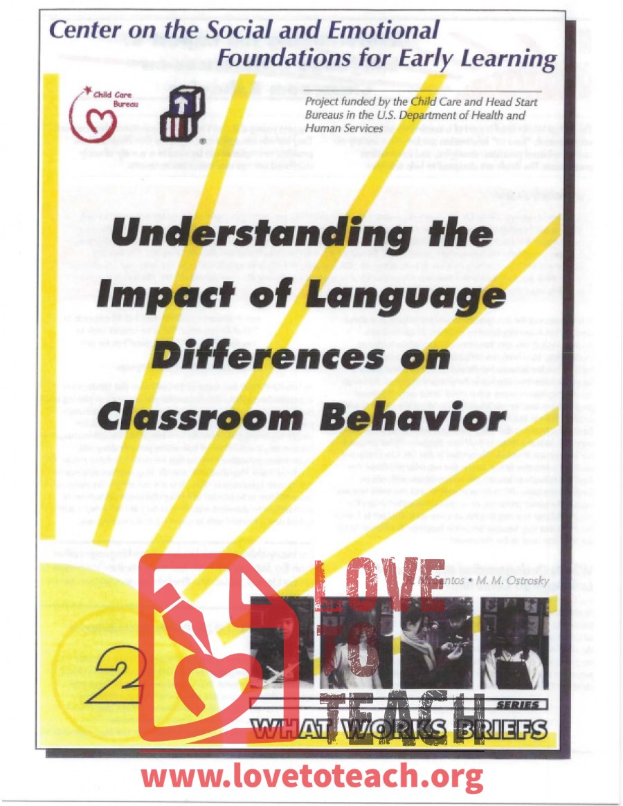 Impact of Language Differences on Classroom Behavior